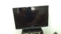 Samsung flat screen tv black