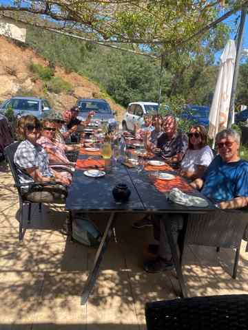 Very nice lunch at Ourique after the walk.