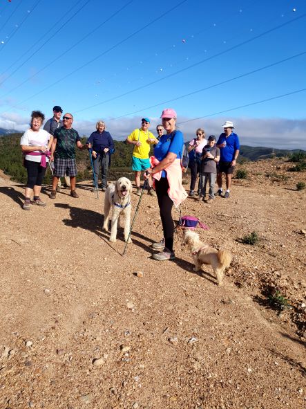 Perfect walking weather and everyone still looked refreshed near the end, especially Zac the dog.