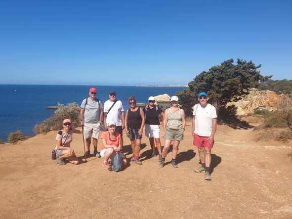 Eight of us enjoyed a nice 2 hour walk over the cliff tops today with some amazing scenery.